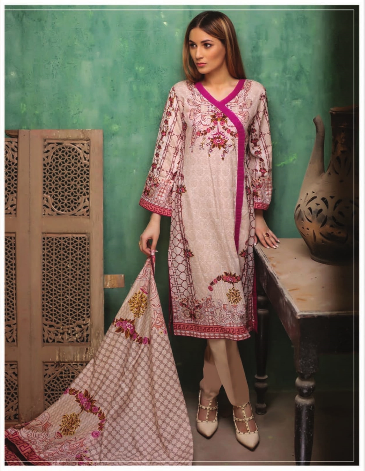 Noor Karachi Vol 8 Printed Pure Cotton Dress Material Collec...