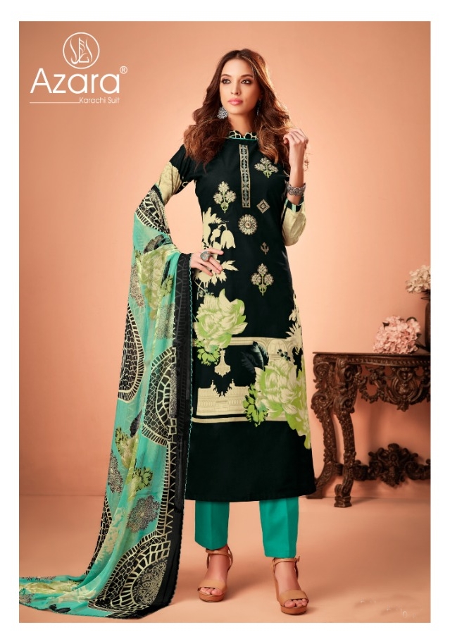 Radhika Fashion Azara Jasmine Printed Pure Cambric Cotton Wi...