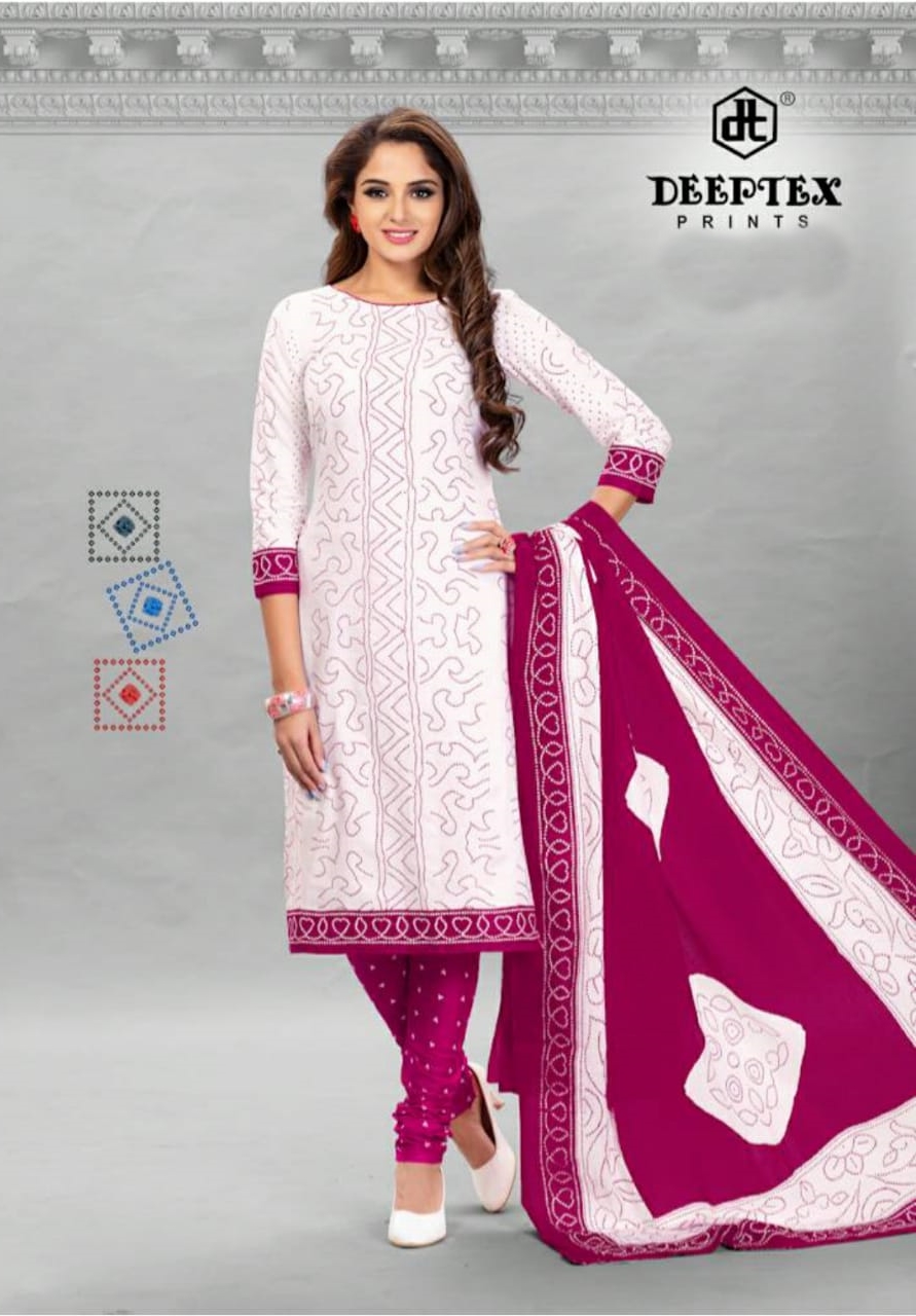 Deeptex Prints Classic Chunaris Vol 18 Printed Cotton Dress ...