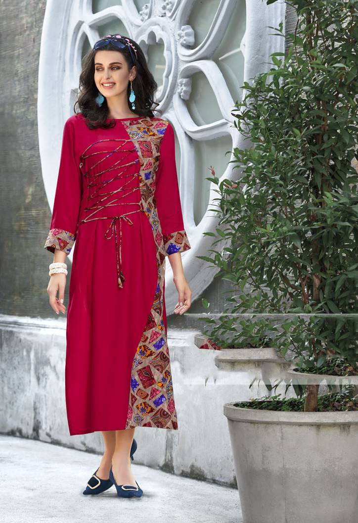 Latest Rayon Kurtis Exclusive Collection For Parties And Wed...