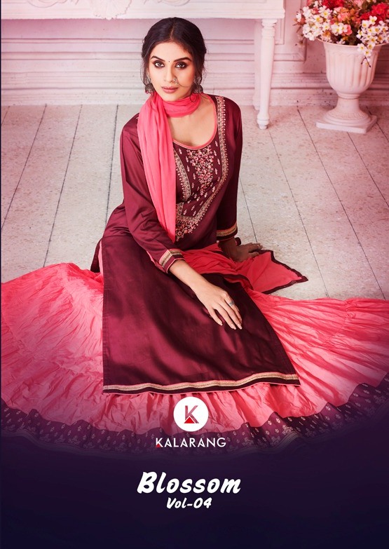 Kessi Kalarang Blossom Vol 4 Jam Silk Cotton With Embroidery...