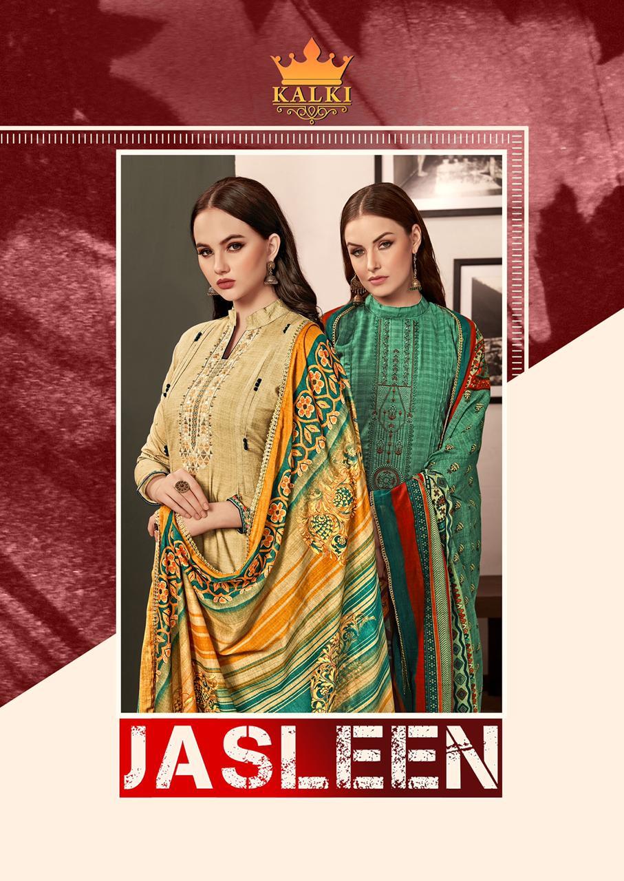 Kalki Fashion Jasleen Digital Printed Lawn Cotton With Embro...