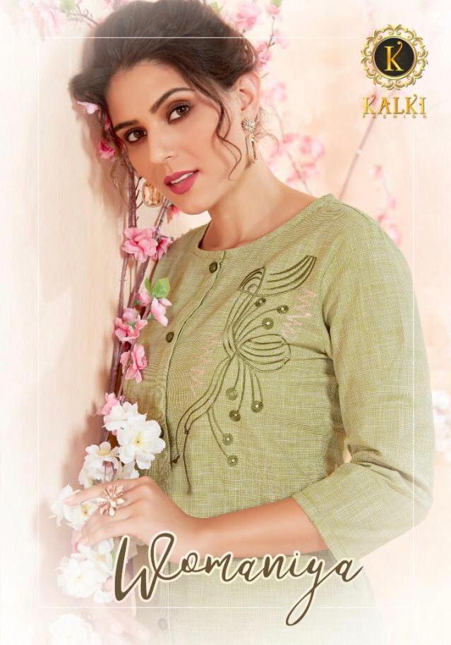 Kalki Fashion Womaniya Cotton With Handwork And Embroidery W...
