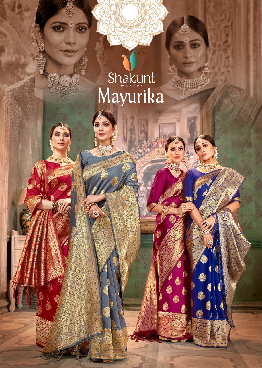 Shakunt Weaves Mayurika Designer Silk Sarees Collection At W...