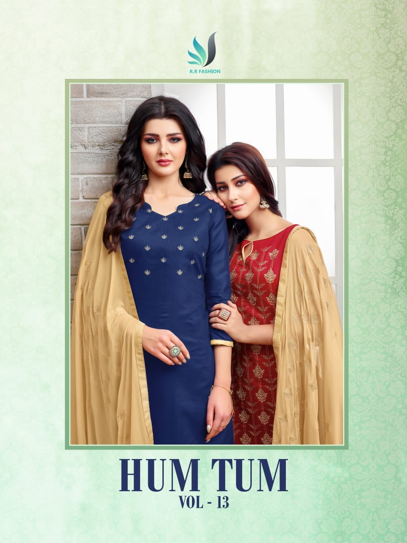 Rr Fashion Hum Tum Vol 13 Chanderi And Bombay Cotton Two Top...