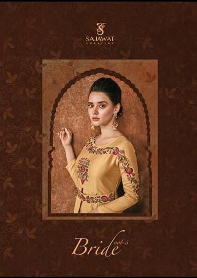 Sajawat Creation Bride Vol 5 Heavy Rayon With Embroidery Wor...