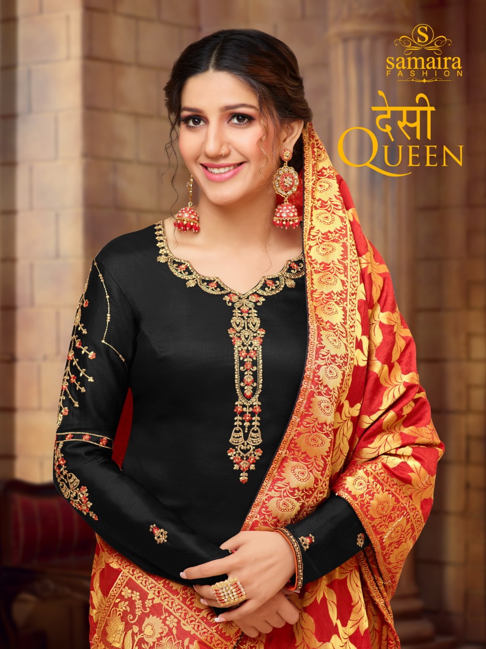 Samaira Fashion Desi Queen Pure Jam Silk With Work Salwar Ka...