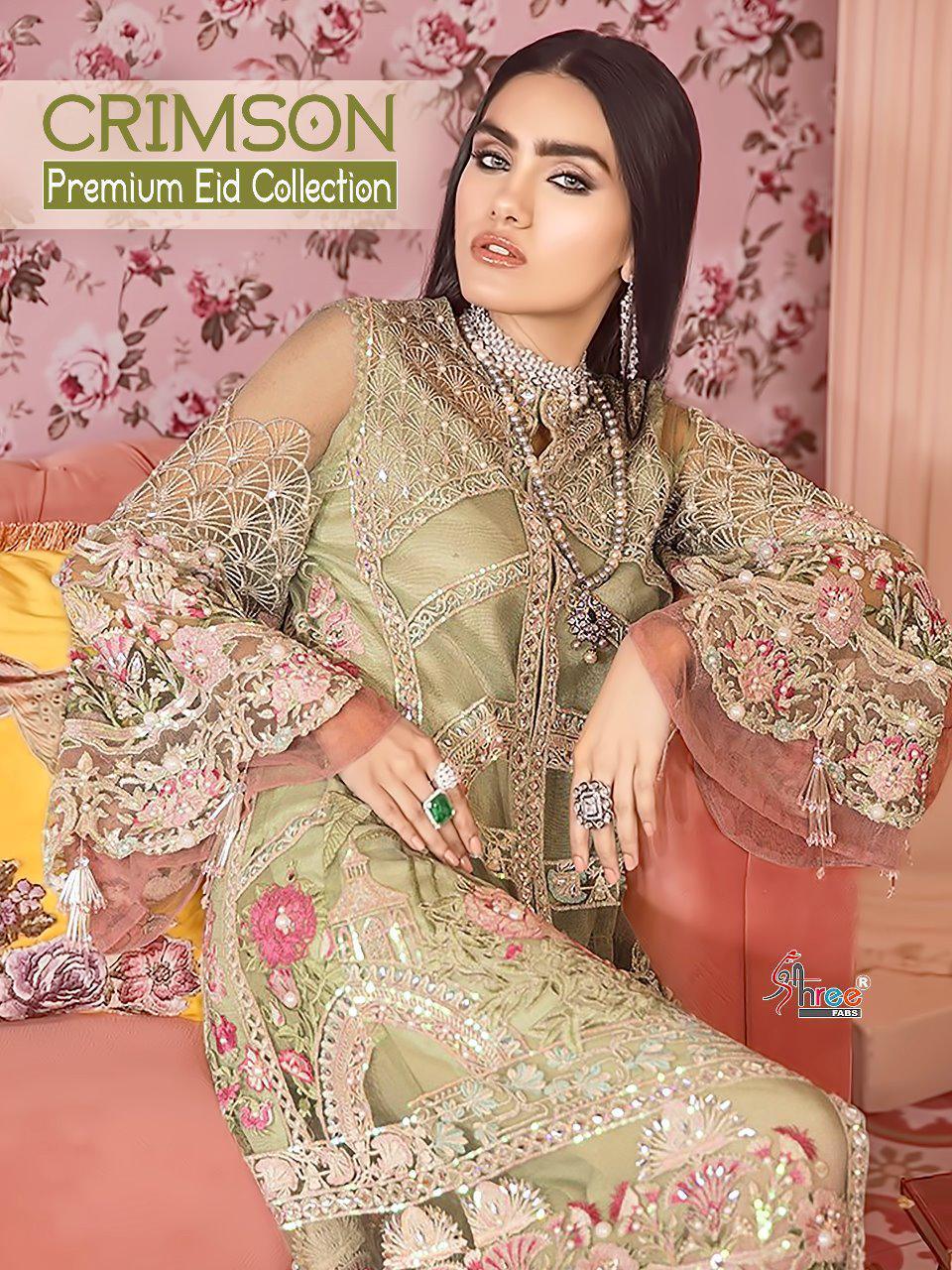 Shree Fabs Crimson Premium Eid Collection Heavy Embroidered ...