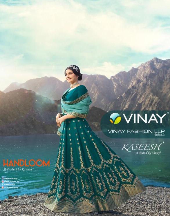 Vinay Fashion Kaseesh Handloom Heavy Designer Silk With Work...