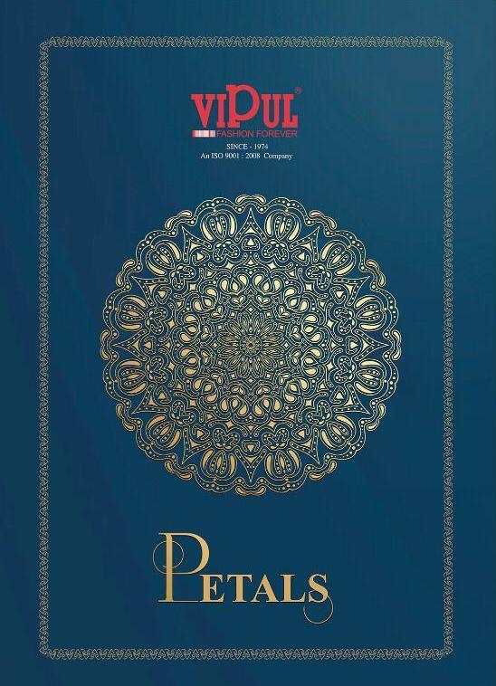 Vipul Fashion Petals Printed Lawn Cotton With Embroidery Wor...