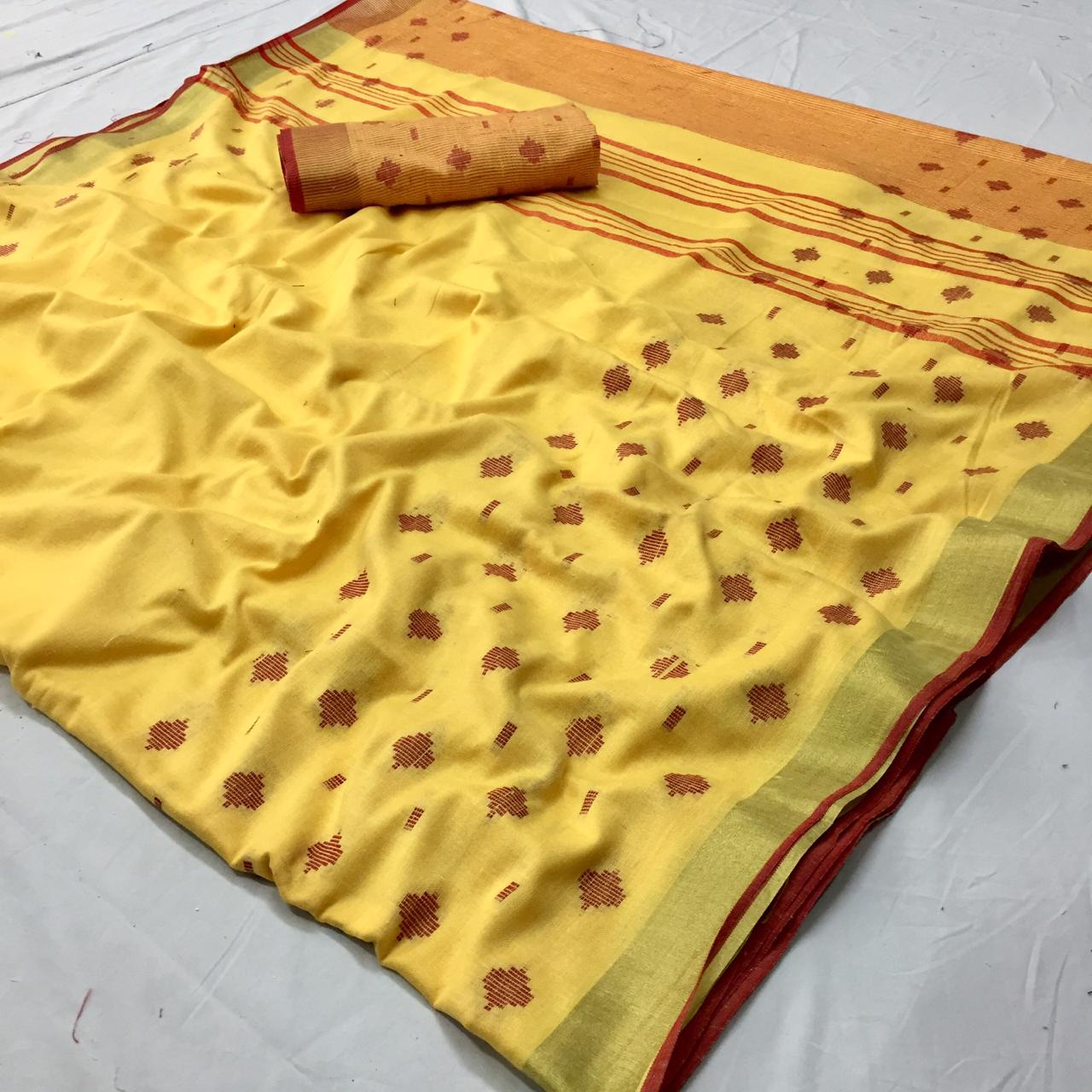 Sneha Silk Designer Weaving Linen Silk Sarees Collection At ...