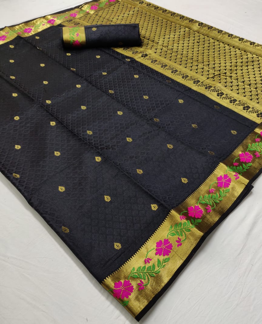 Silk India Designer Weaving Silk Sarees Collection At Wholes...