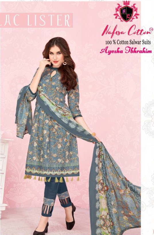 Nafisa Cotton Ayesha Ibhrahim Vol 2 Printed Cotton Dress Mat...
