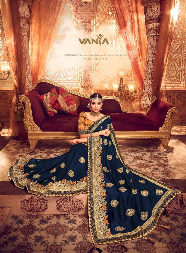 Vanya Vol 10 1901-1916 Series Designer Fancy Fabric With Hea...