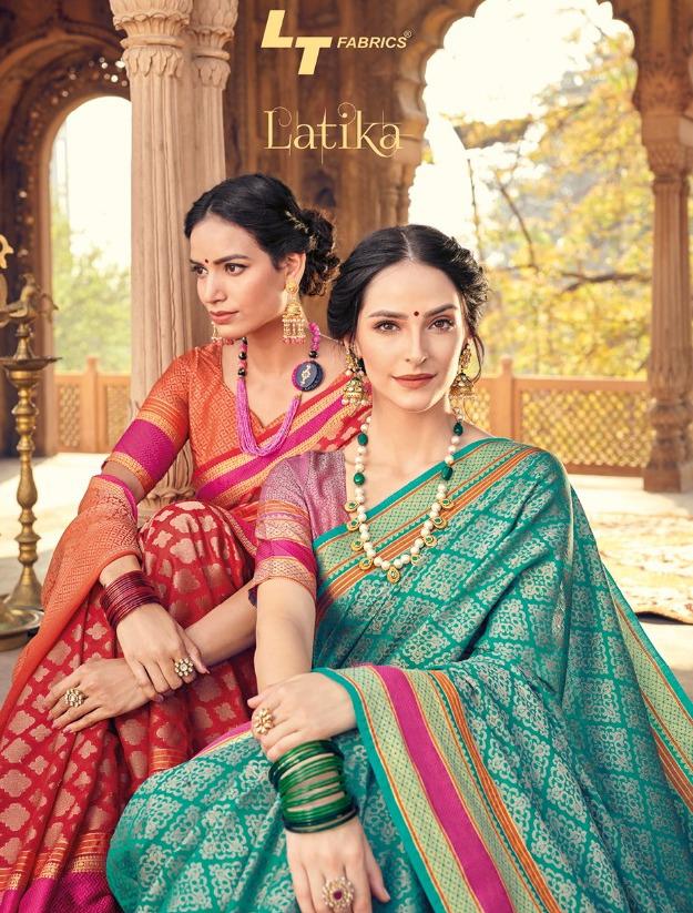 Lt Fabrics Latika Designer Heavy Silk Sarees Collection At W...