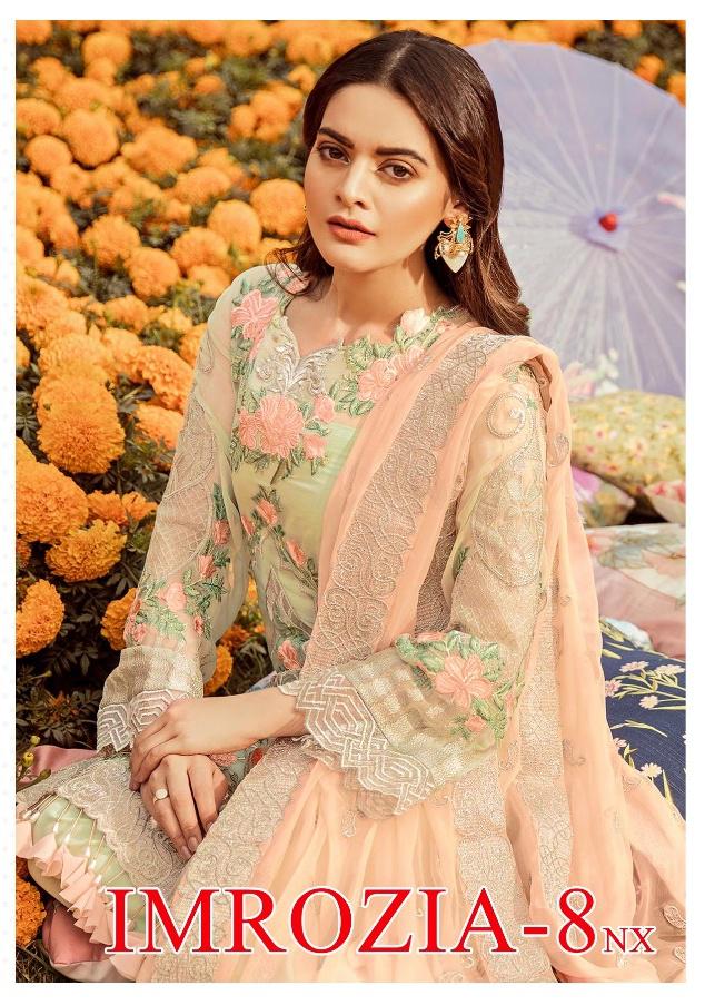 Deepsy Suits Imorzia Vol 8 Nx Heavy Embroidered Georgette An...