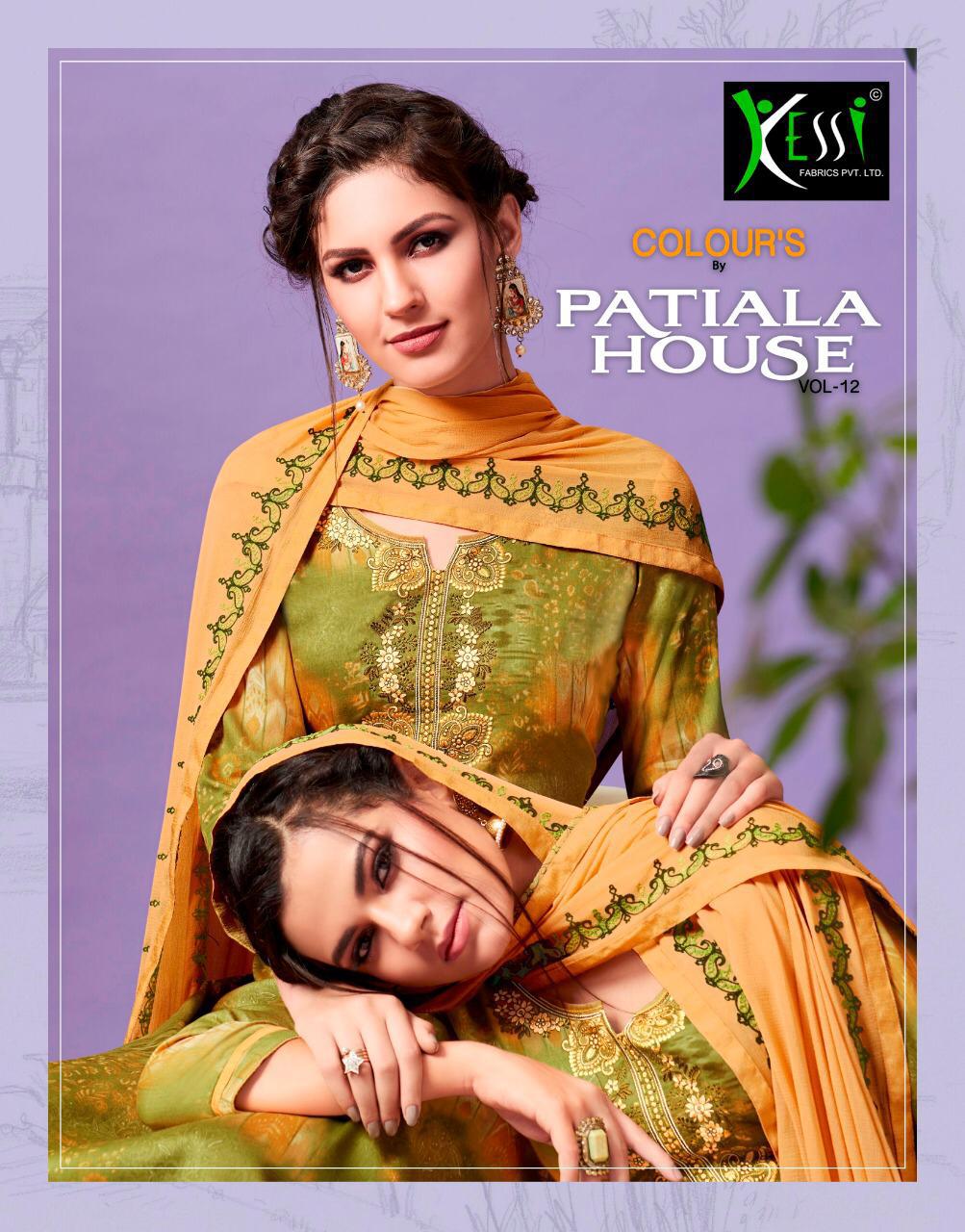 Kessi Fabrics Colour's Patiala House Vol 12 Printed Cotton S...