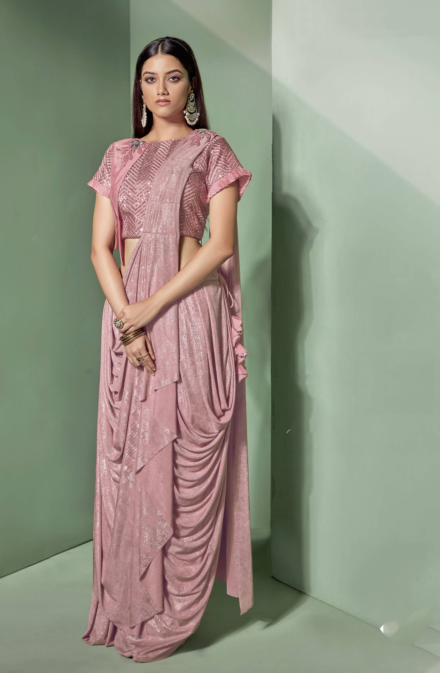 Marvella By Moh Manthan Ready To Wear Drapes Sarees Collecti...