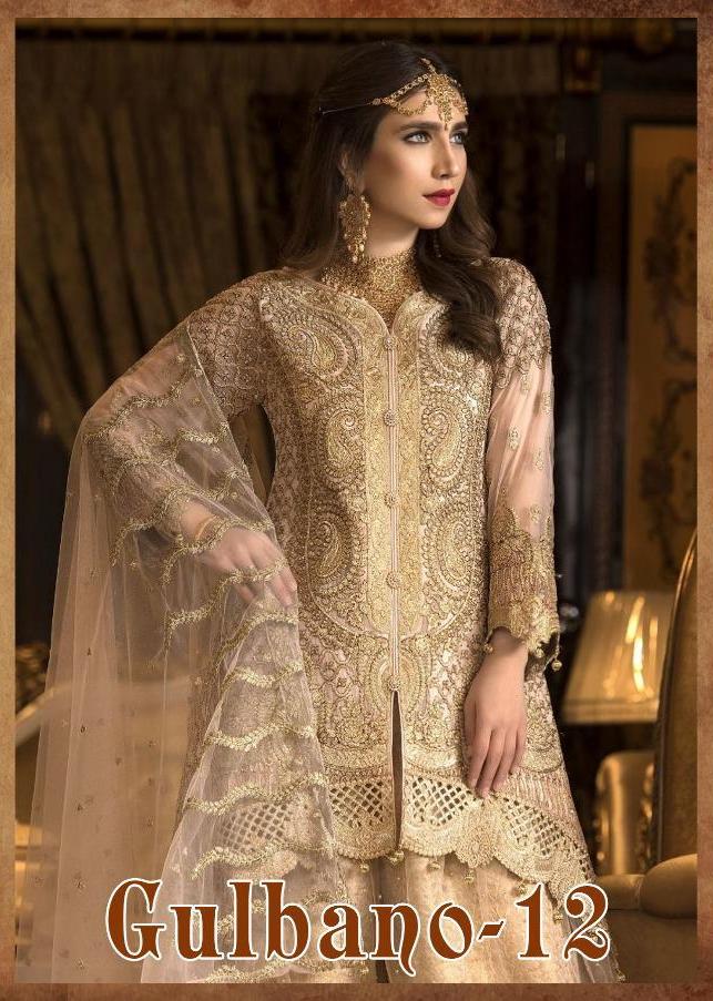 Deepsy Suits Gulbano Vol 12 Georgette And Net With Heavy Emb...