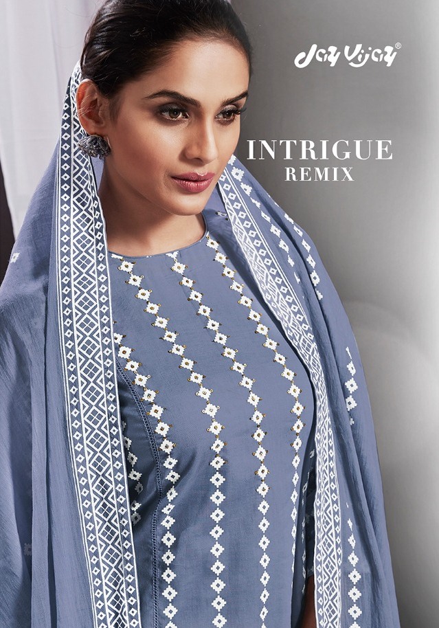 Jay Vijay Intrigue Remix Block Printed Pure Cotton With Hand...