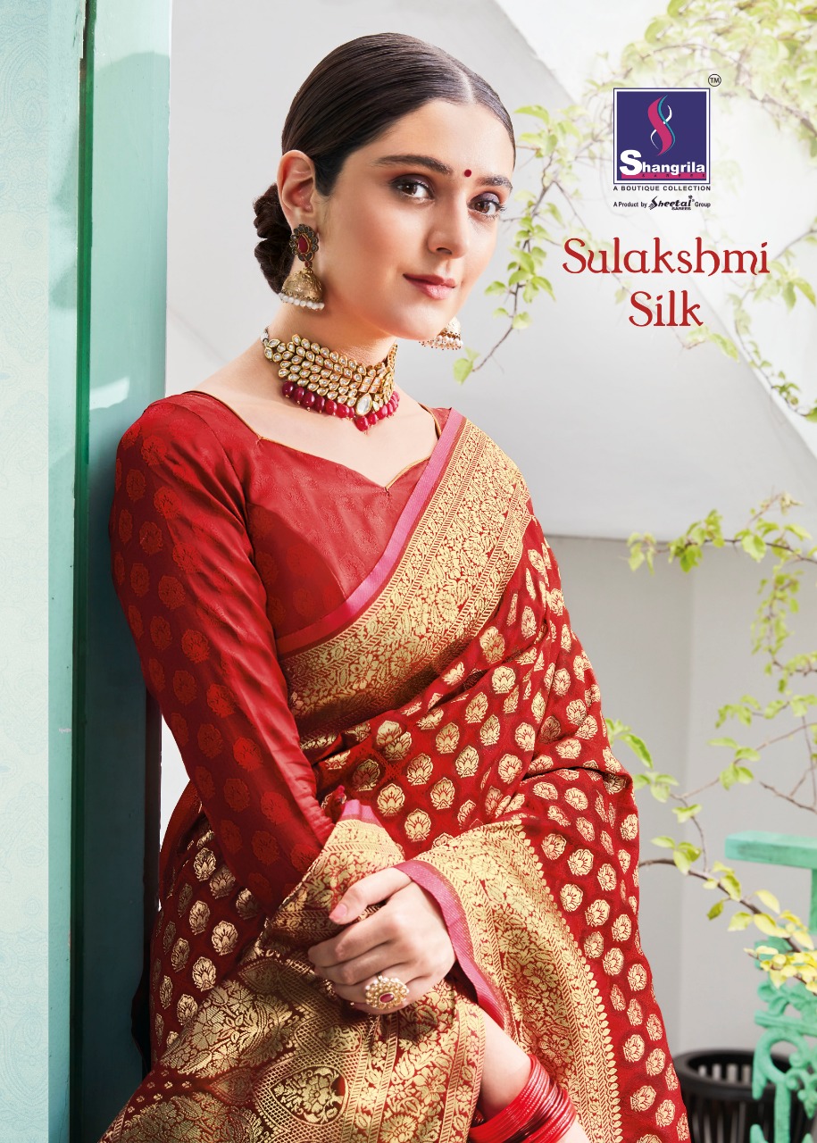 Shangrila Sarees Sulakshmi Silk Designer Banarasi Silk Saree...