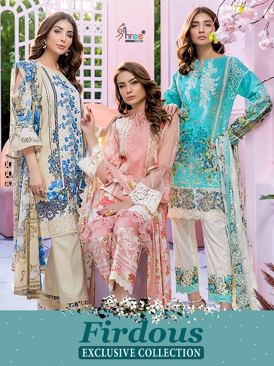 Shree Fabs Firdous Exclusive Collection Printed Pure Cotton ...