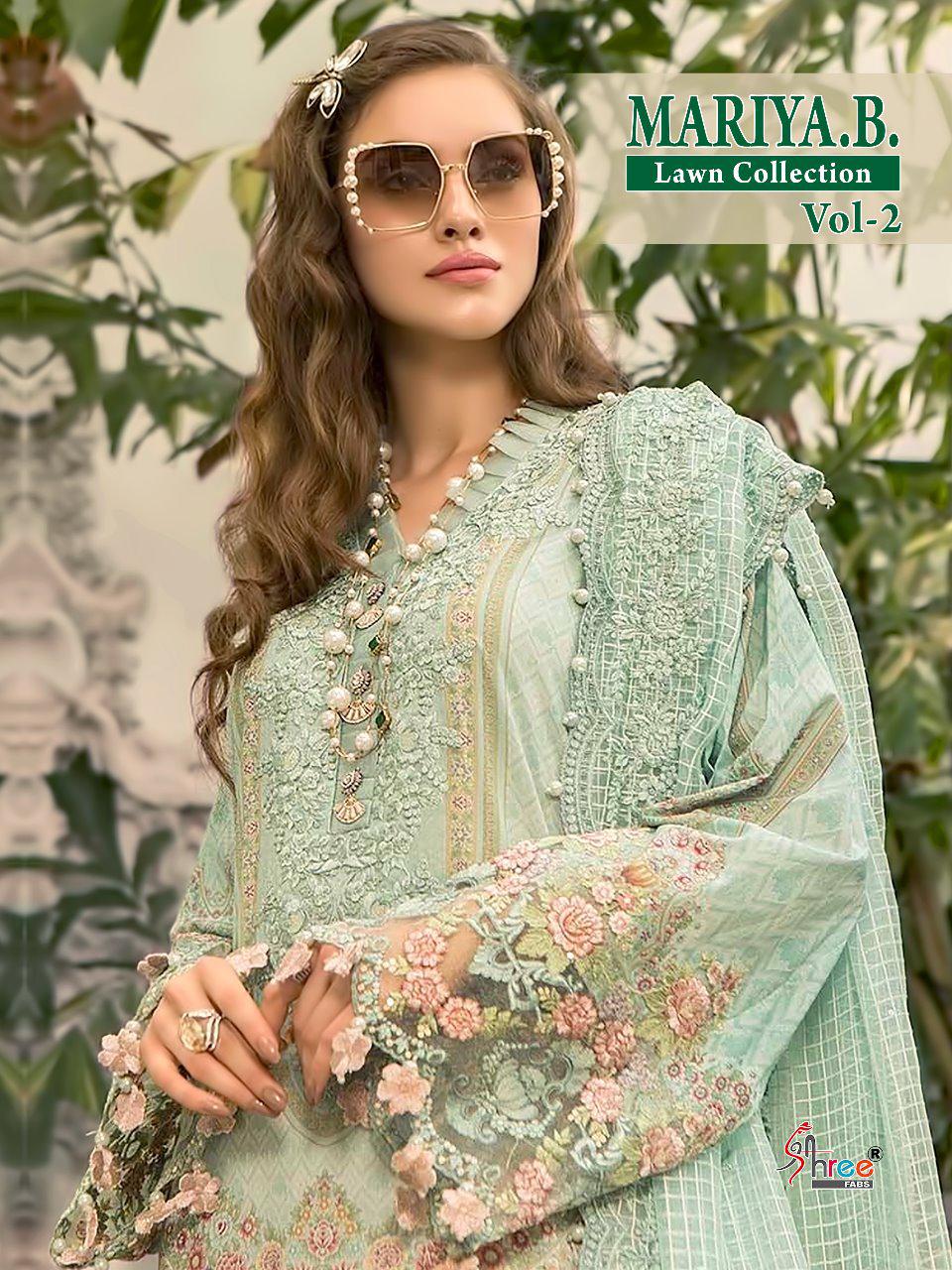 Shree Fabs Maria B Lawn Collection Vol 2 Printed Pure Cotton...