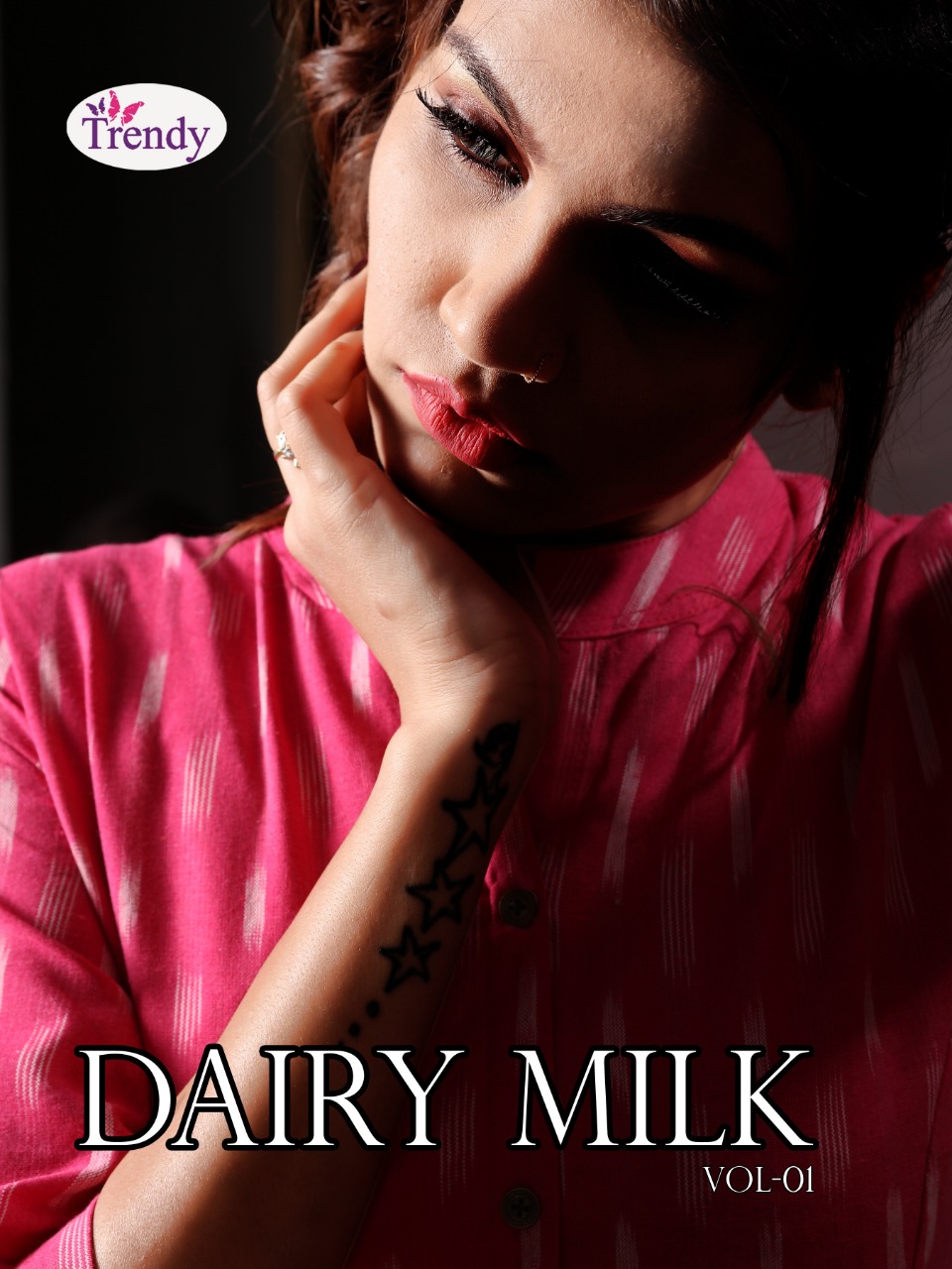 Trendy Dairy Milk Vol 1 Pure Ikkat Printed Readymade Casual ...