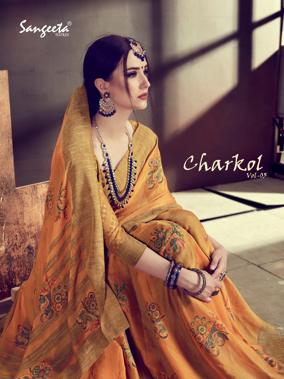 Sangeeta Textiles Charkol Vol 3 Designer Printed Silk Sarees...