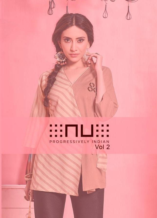Nitara Nu Vol 2 Fancy Rayon Cotton Short Readymade Tops At W...