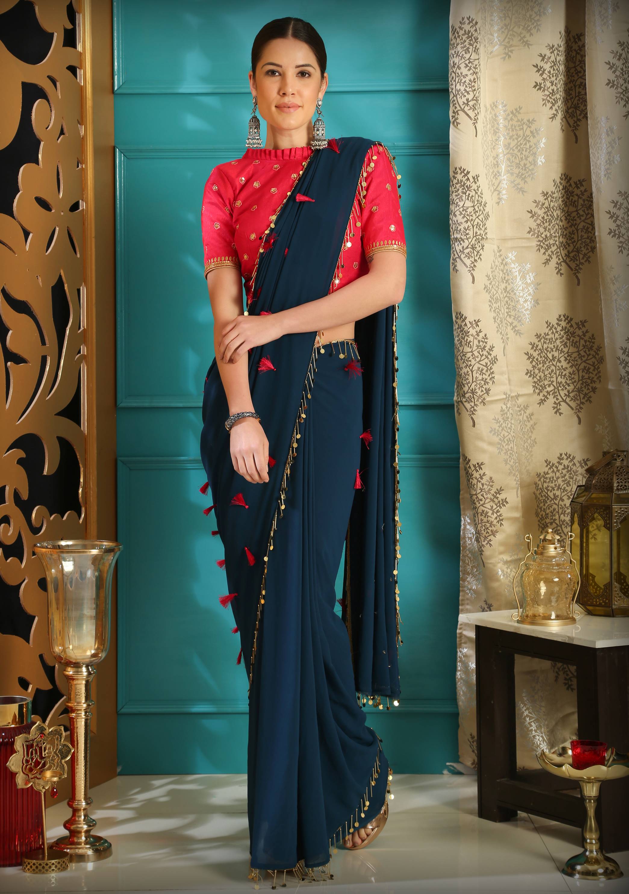 Roop Rang Vol 1 Silk Designer Party Wear Sarees At Wholesale...