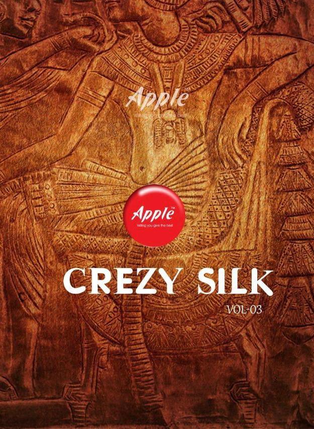 Apple Sarees Crazy Silk Vol 3 Designer Silk Sarees Collectio...