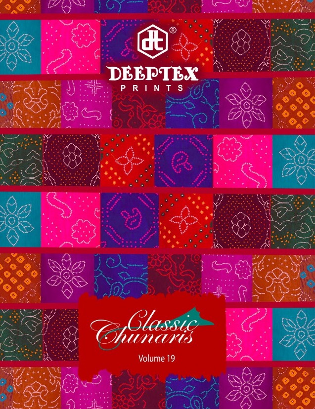 Deeptex Prints Classic Chunaris Vol 19 Printed Cotton Dress ...