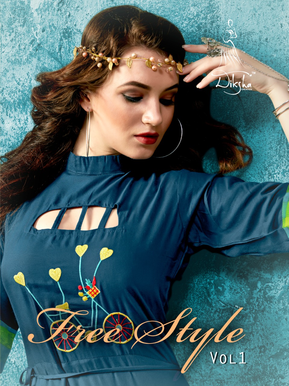Diksha Fashion Free Style Vol 1 Printed Heavy Rayon Long Fla...