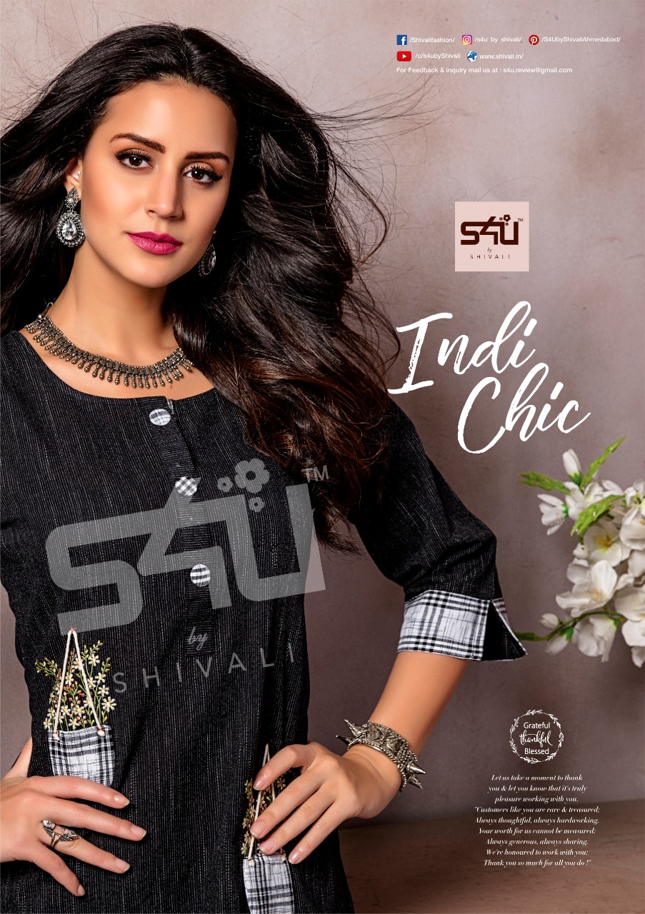 S4u Shivali Indi Chic Designer Embroidered Fancy Fabric Read...