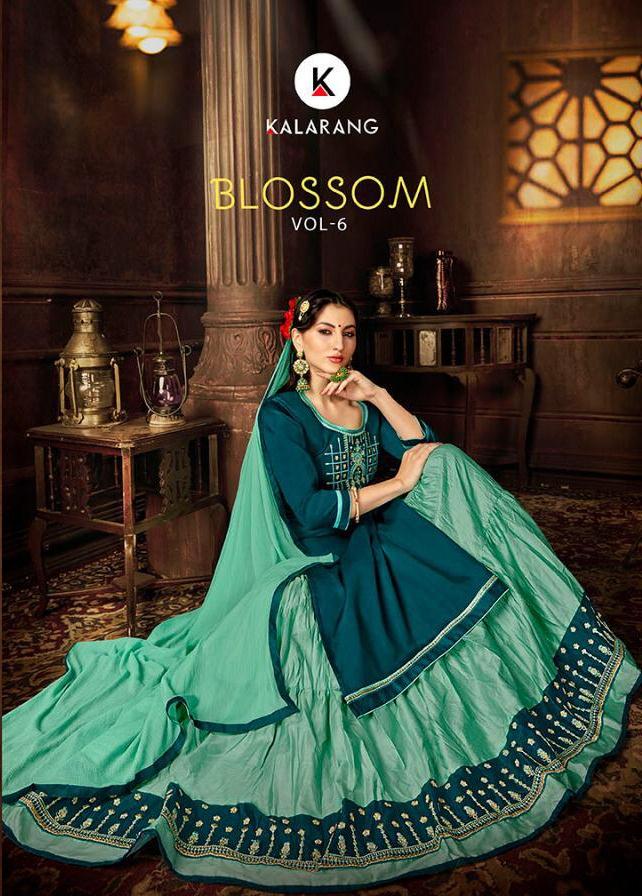 Kessi Fabrics Kalarang Blossom Vol 6 Jam Silk Cotton With Em...