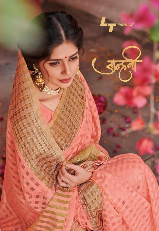 Lt Fabrics Janvi Designer Kora Silk Sarees Collection At Who...