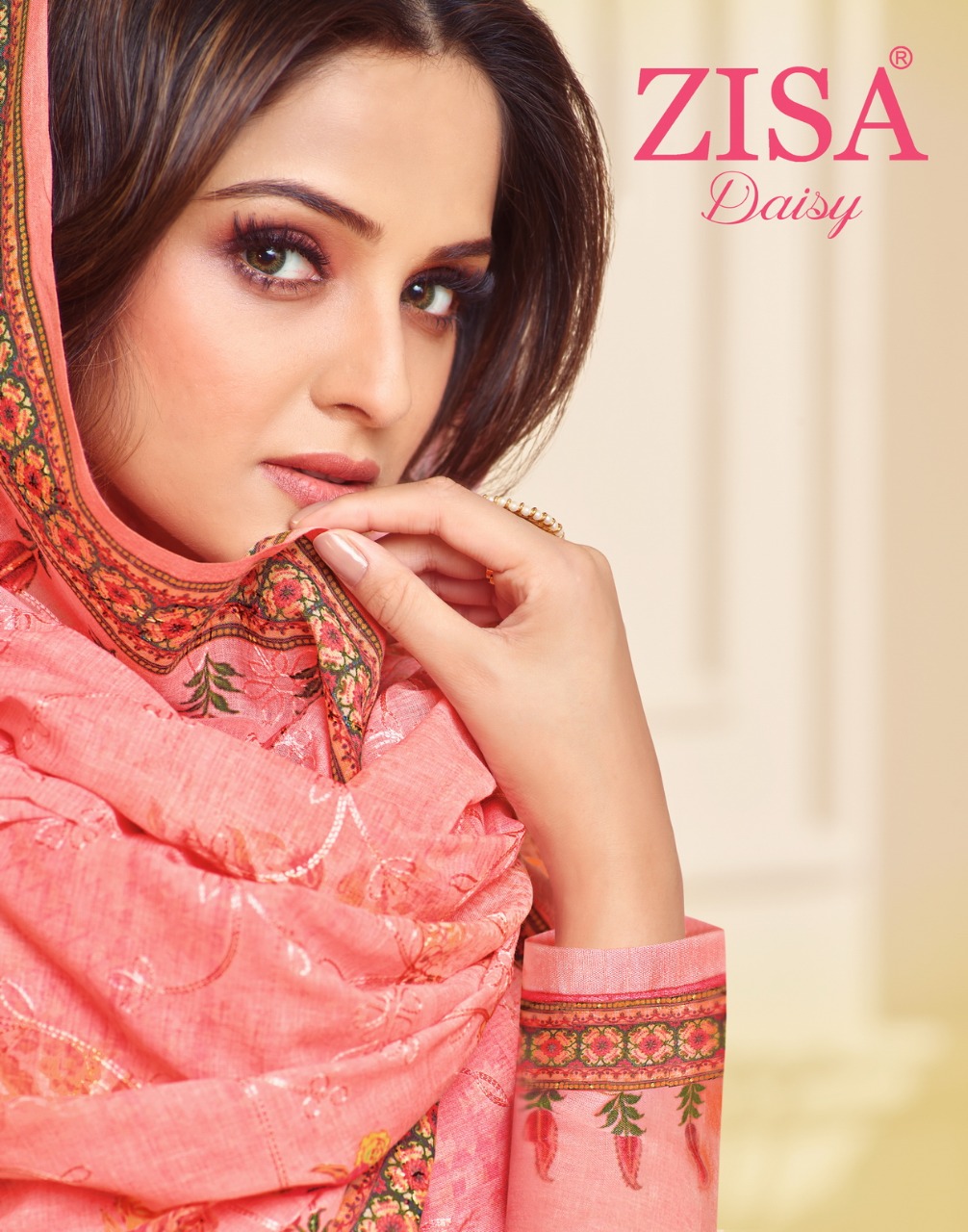 Meera Trendz Zisa Daisy Designer Cotton With Digital Print A...