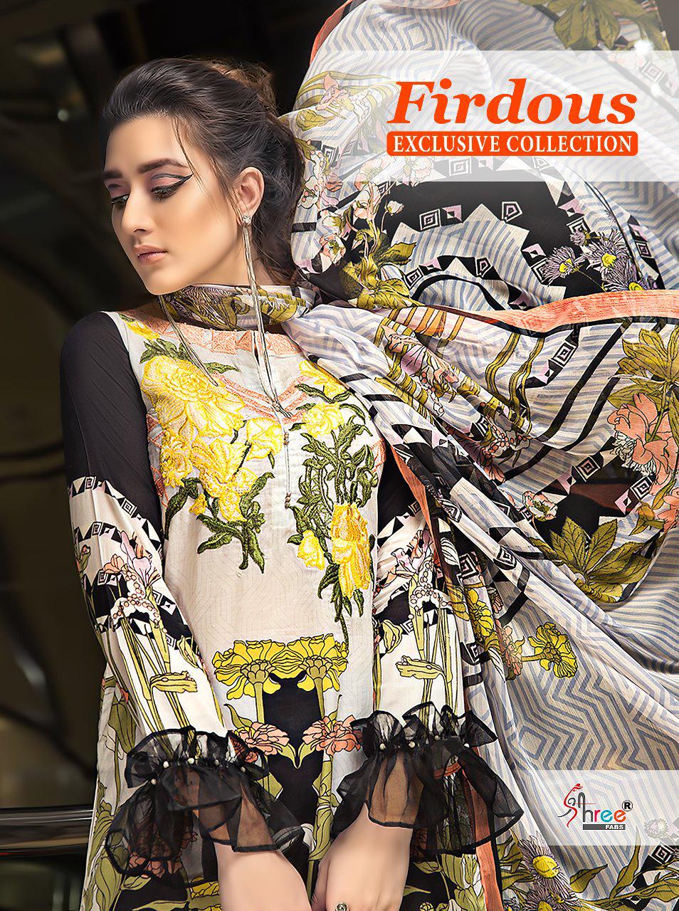 Shree Fabs Firdous Exclusive Collection Printed Pure Cotton ...