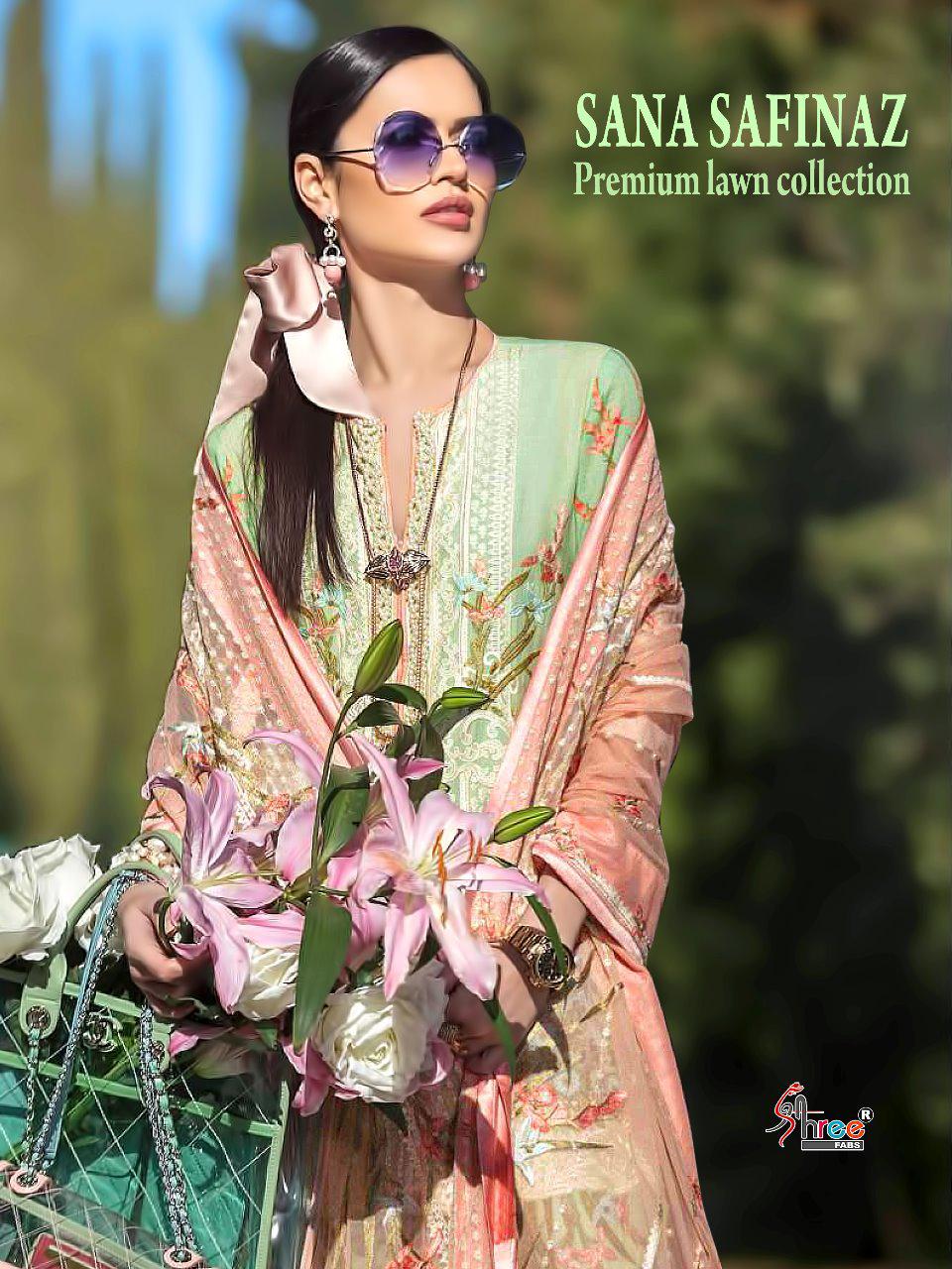 Shree Fab Sana Safinaz Premium Lawn Collection Printed Cotto...