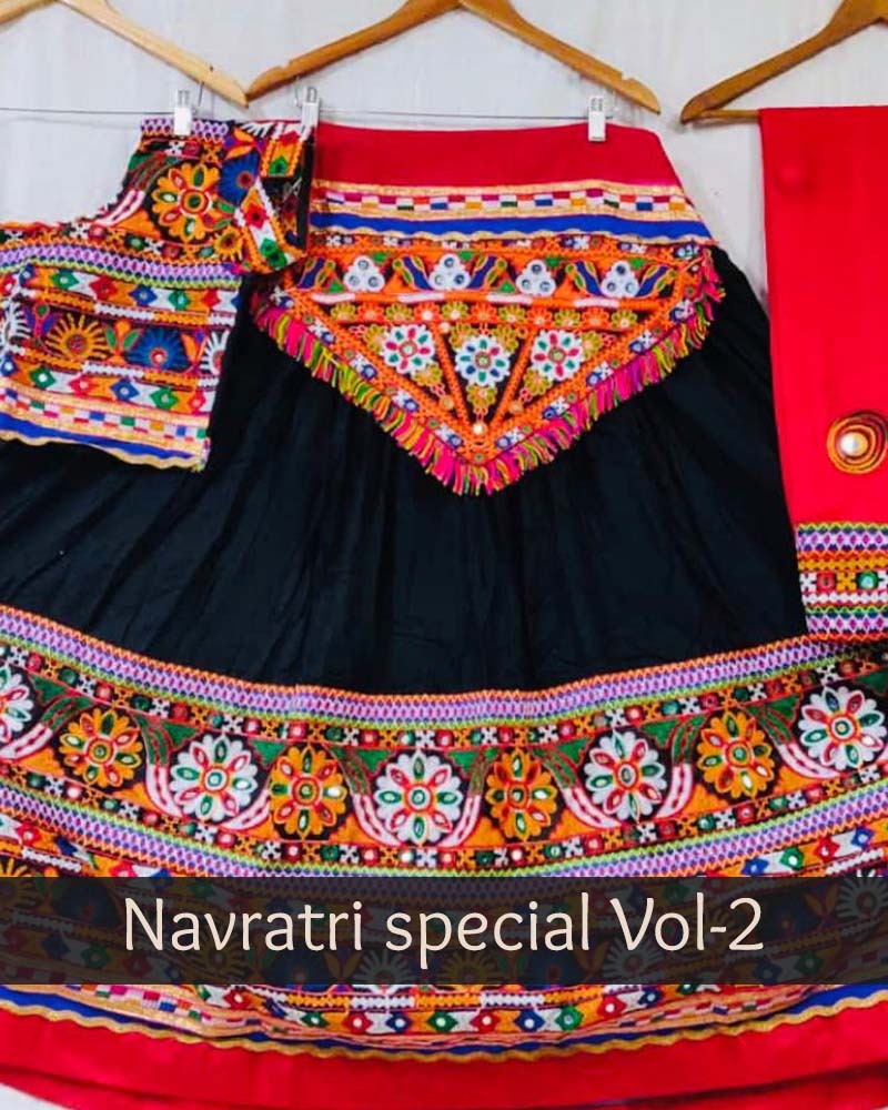 Navratri Special Vol 2 Designer Rayon Heavy Kutchi Work Navr...