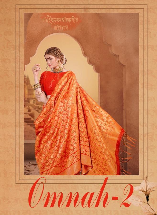 Ynf Omnah Vol 2 Designer Banarasi Art Silk Sarees Collection...