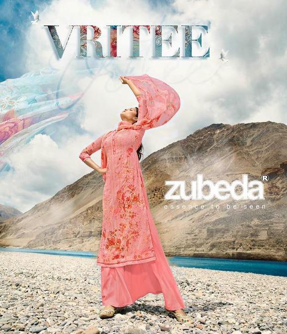 Zubeda Vritee Digital Printed Pure Georgette With Work Dress...