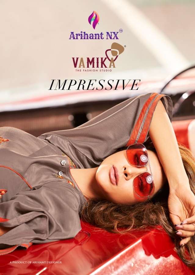 Arihant Nx Impressive Designer Pure Maslin Silk With Embroid...