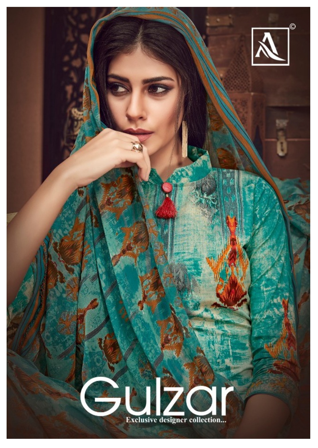 Alok Suits Gulzar Digital Printed Pure Cambric Cotton Dress ...