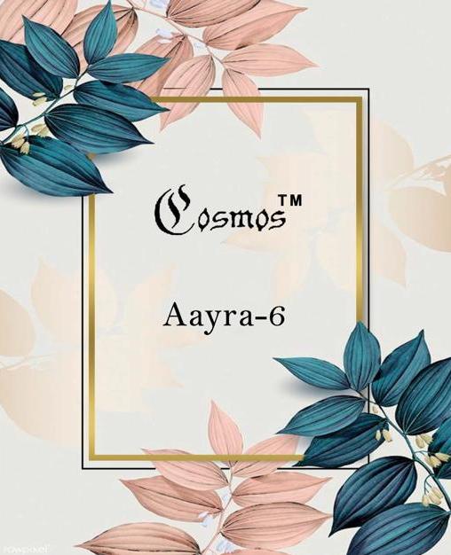 Cosmos Aayra Vol 6 Faux Georgette With Heavy Embroidery Work...