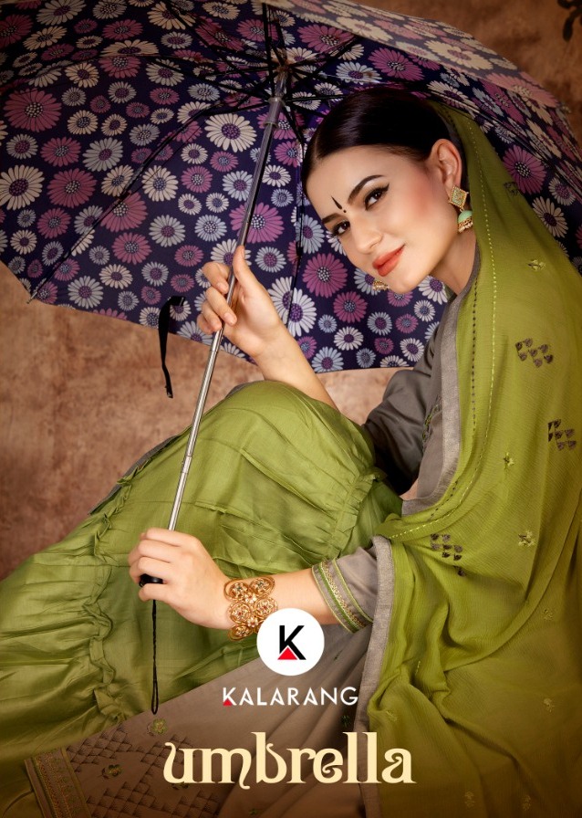 Kessi Fabrics Kalarang Umbrella Designer Pure Jam Silk Cotto...