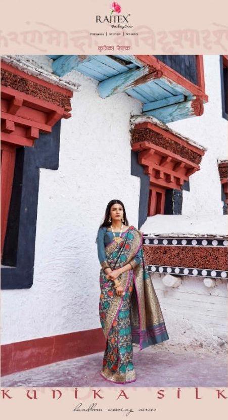 Rajtex Kunika Silk Designer Heavy Meenakari Silk Traditional...