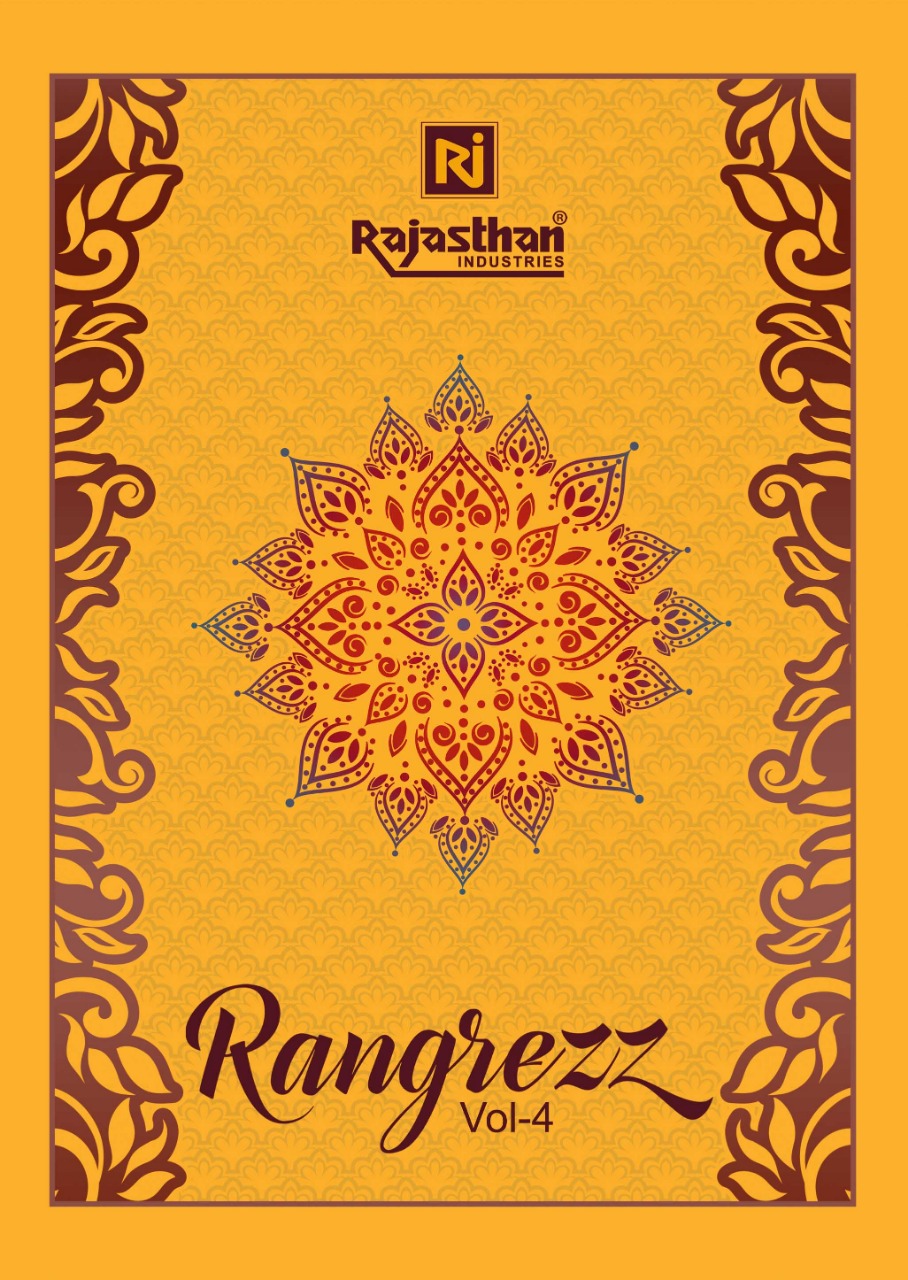 Rajasthan Rangrezz Vol 4 Regular Wear Printed Cotton Dress M...