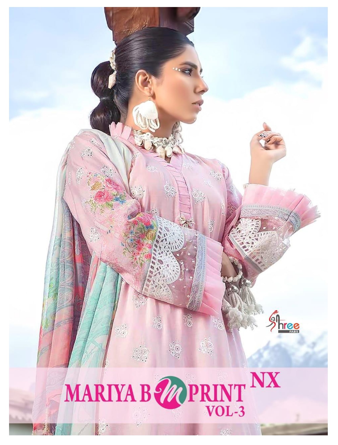Shree Fabs Maria B Mprint Vol 3 Nx Printed Pure Cotton With ...